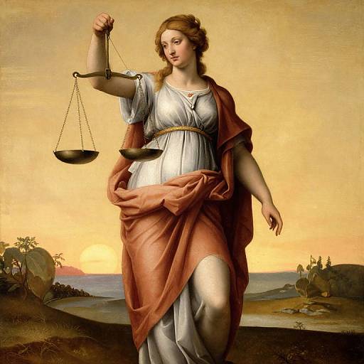 Serene Temperance in Renaissance Style