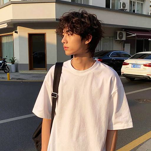 Textured Layers Hairstyle in Golden Hour