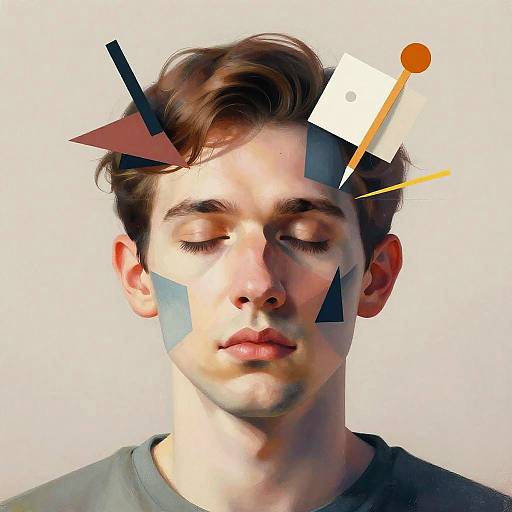 Surreal Fragmented Stereotype Portrait