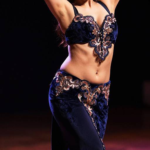 Enigmatic Belly Dancer Outfit