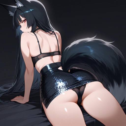 Intense Fox Girl in Cowboy Shot Intense Fox Girl in Cowboy Shot
