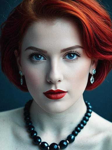 Portrait of Moira with Red Hair