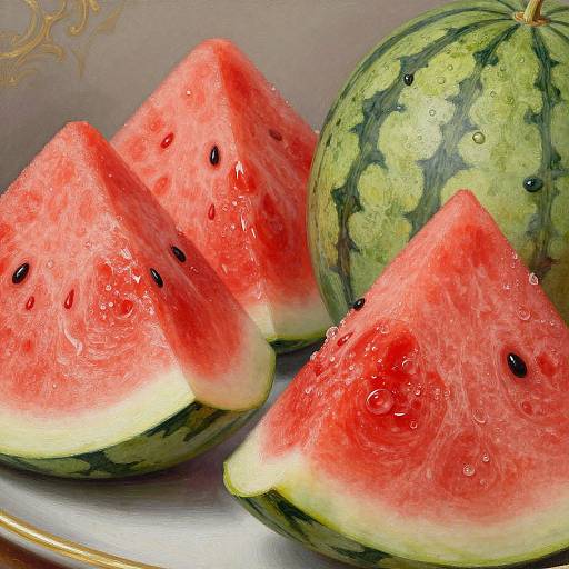 Renaissance Style Watermelon Painting