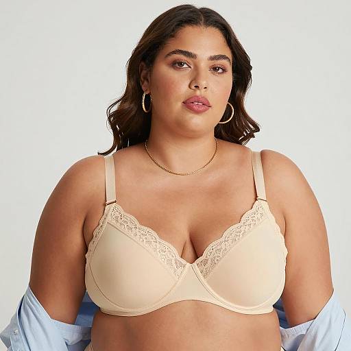 Elegant Plus-Sized Woman Portrait