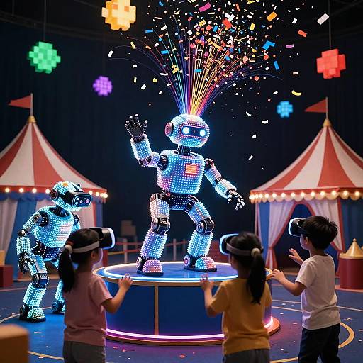 Digital Circus Birthday Celebration