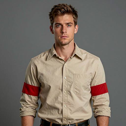 Handsome Young Man in Elf Costume Portrait