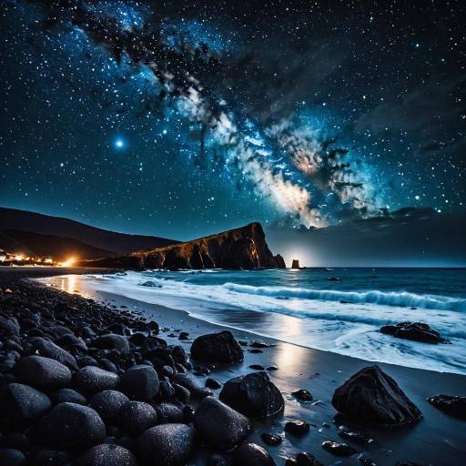 Mystical Night at the Beach