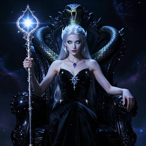 Nyxara, Empress of the Starlit Abyss