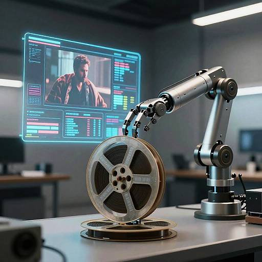 AI-Enhanced Film Quality Concept Art