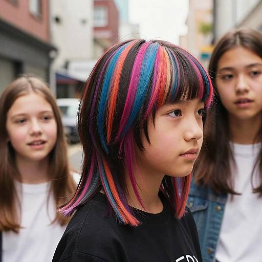 Creative Teen Hair Transformations