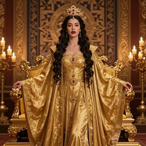 Majestic Empress in Imperial Throne Room