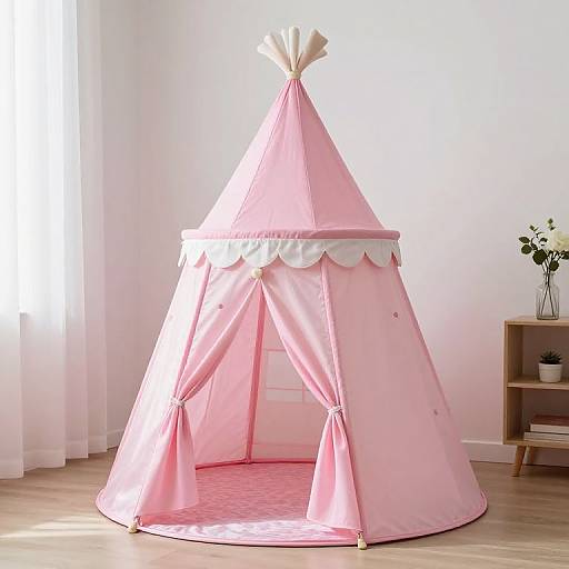 Whimsical Pink Princess Tent
