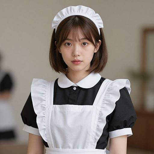 Realistic Victorian Maid Portrait