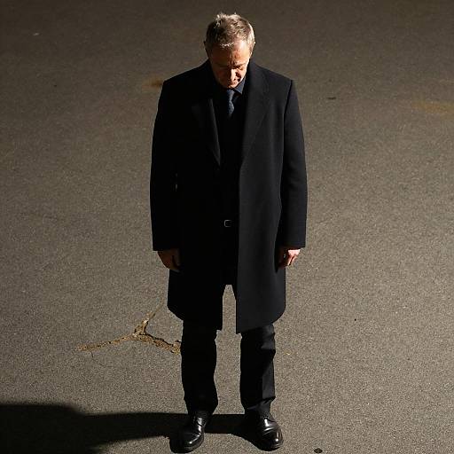 Mysterious Man in Dimly Lit Setting