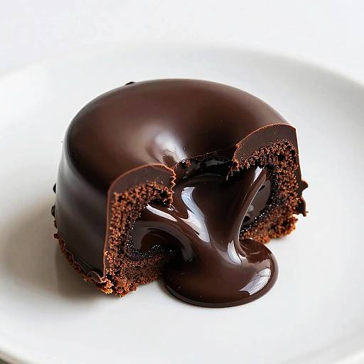 Molten Chocolate Cake Artistic Photography