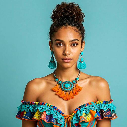 Stylish Portrait of a Young Woman