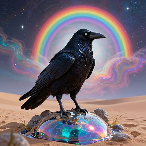 Raven Mocker Spirit with Nebula