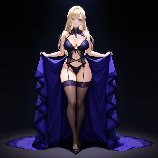 Sultry Femme with Luminous Elegance Sultry Femme with Luminous Elegance