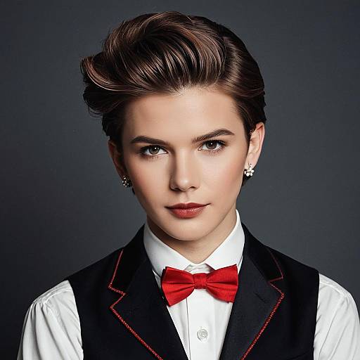 Elegant Victorian Male Portrait with Jewelry