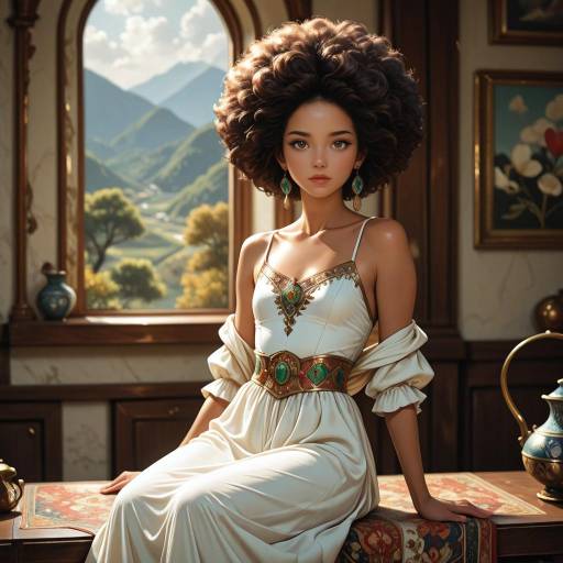 Solo Girl in Elegant Fine Art Style Solo Girl in Elegant Fine Art Style