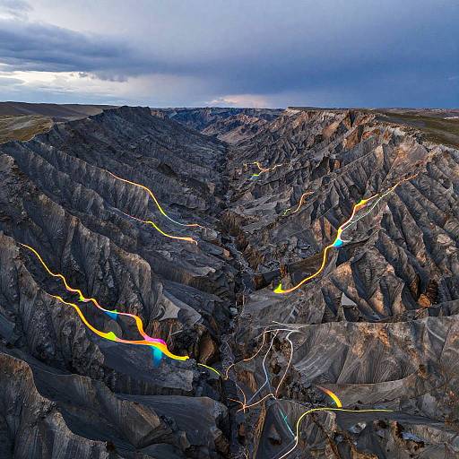 Neon Valley Heightmap from Above