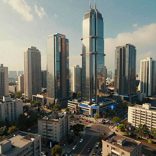 Futuristic City Rebirth in Cyberpunk