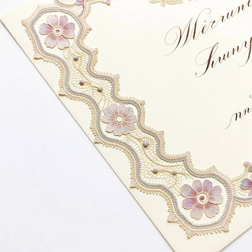 Elegant Scrollwork Wedding Certificate Border