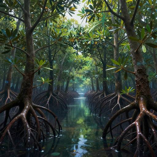 Phantasmagoric Submerged Mangrove Fantasy