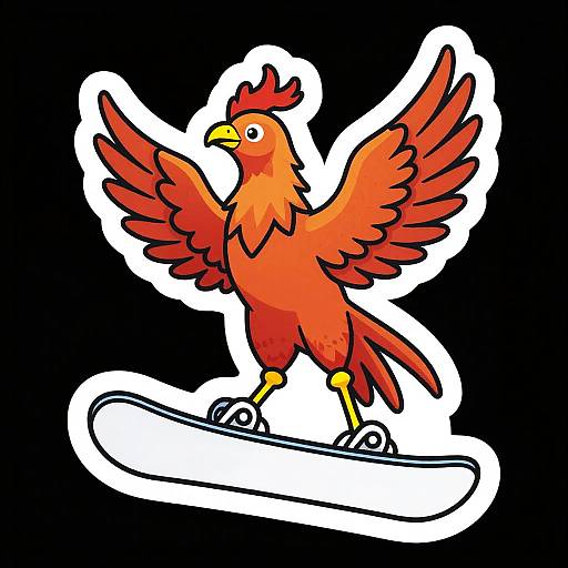 Phoenix Snowboarding Die-Cut Sticker