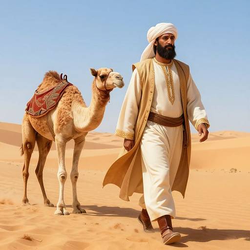 Ibn Battuta Desert Journey Portrait