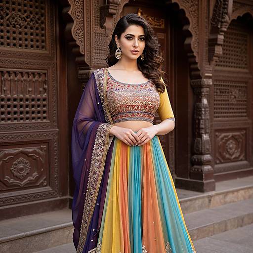 Royal Multicolor Salwar Suit Fashion