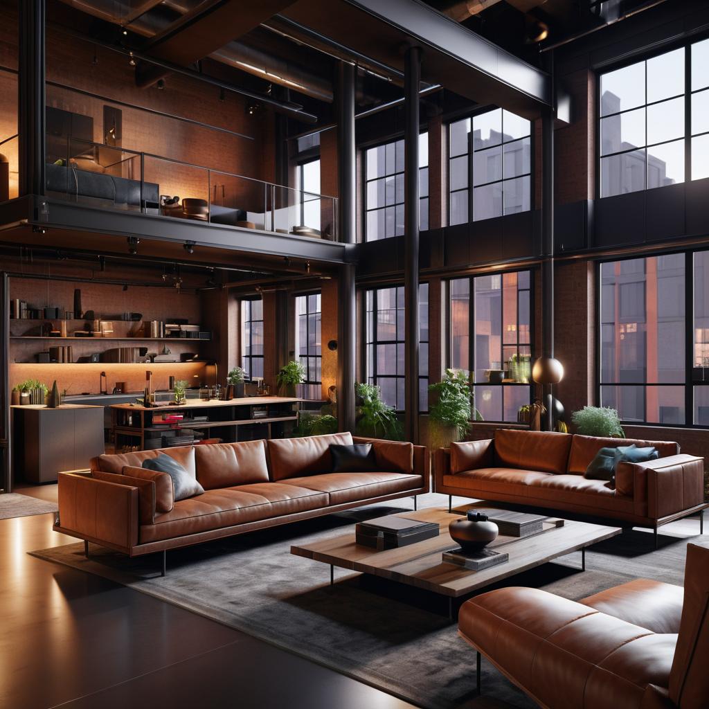 Cinematic Urban Loft Design Showcase