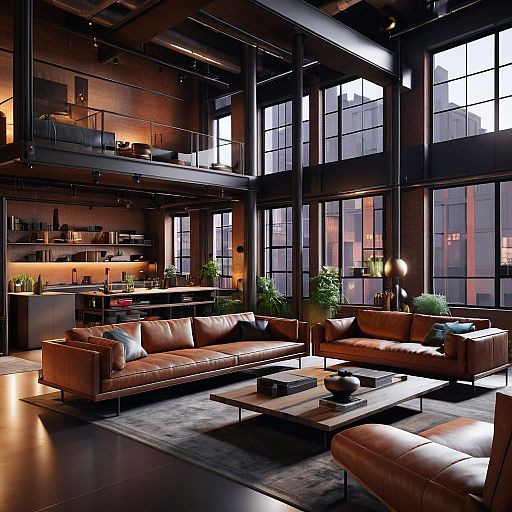 Cinematic Urban Loft Design Showcase Cinematic Urban Loft Design Showcase
