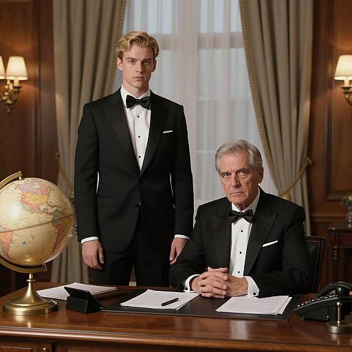 Formal Portrait of Two Distinguished Men