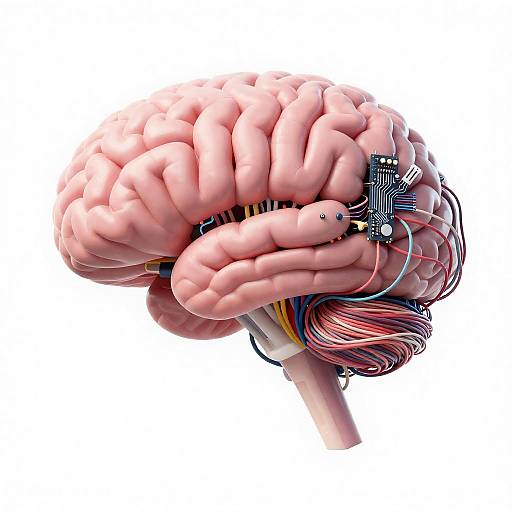 Organic Brain Entwined with Electronics