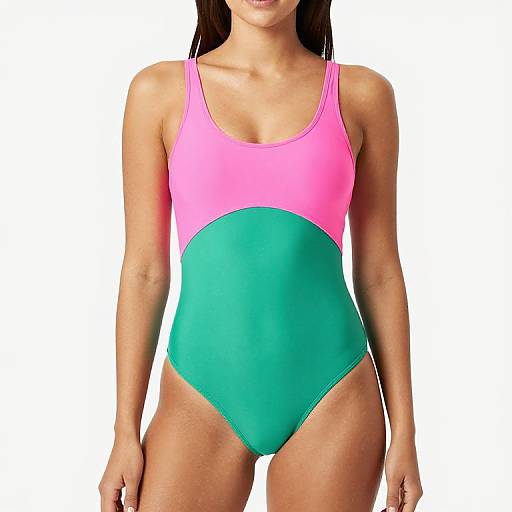 Sole Swim Pink and Green Swimsuits