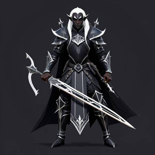 Dark Elf Warrior with Giant Crossbow