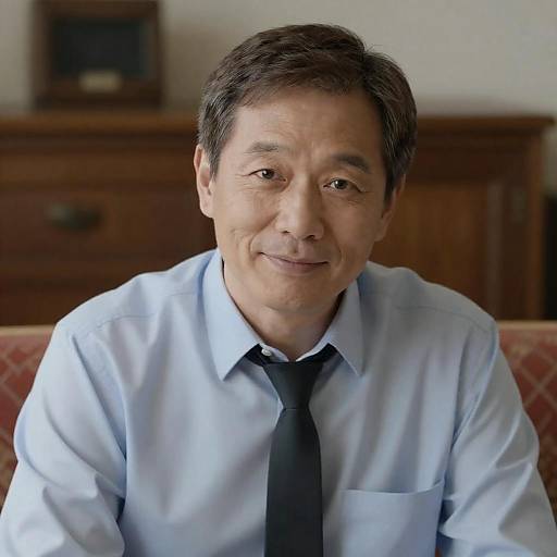 Candid Portrait of a Middle-Aged Man