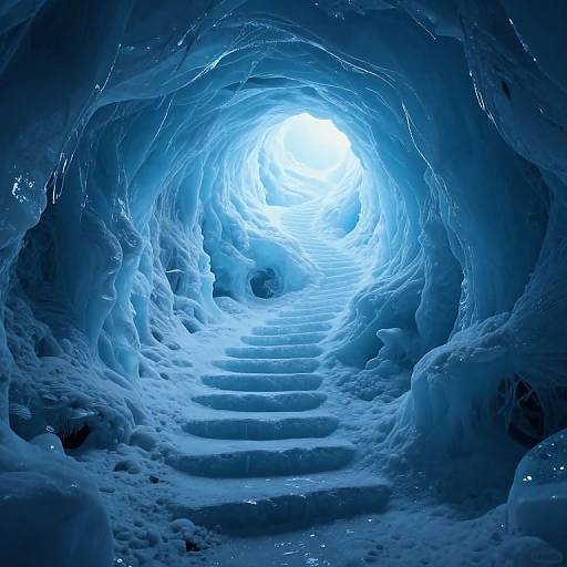 Ethereal Spiral Staircase Journey