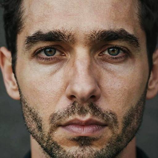 Intricate Portrait of a 40-Year-Old Man