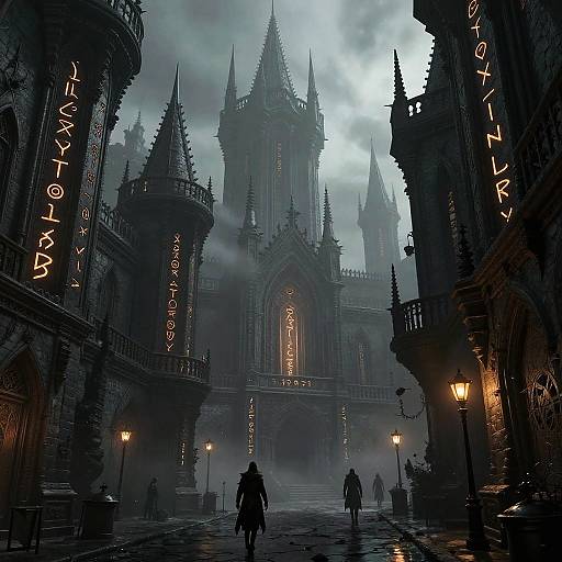 Dark Gothic DND Cityscape