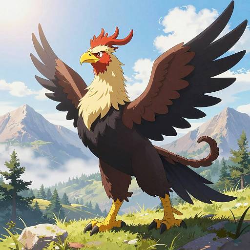 Anime Style Majestic Griffin