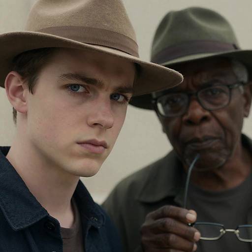 Intense Expressions: A Portrait of Contrast