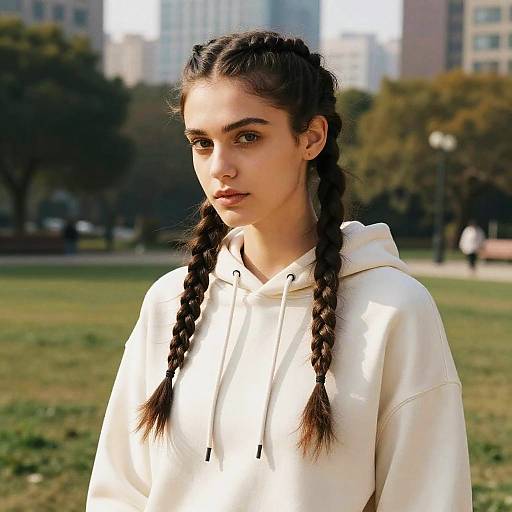 Feed-In Braids in Urban Fashion