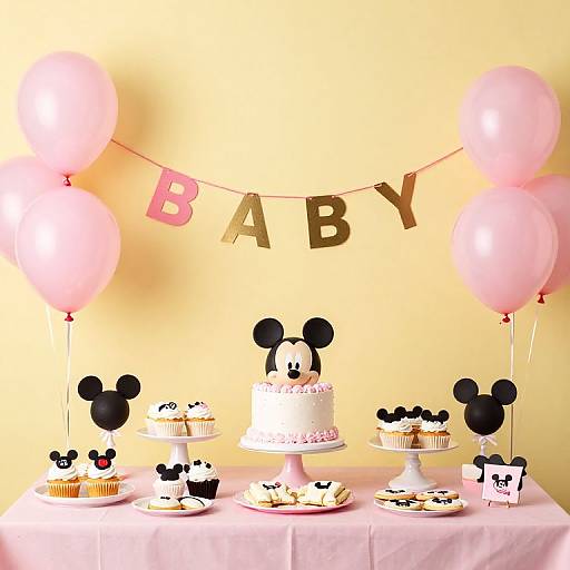 Mickey Mouse Baby Shower Decor