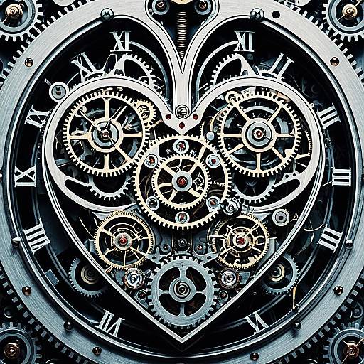 Clockwork Heart in James Jean Style