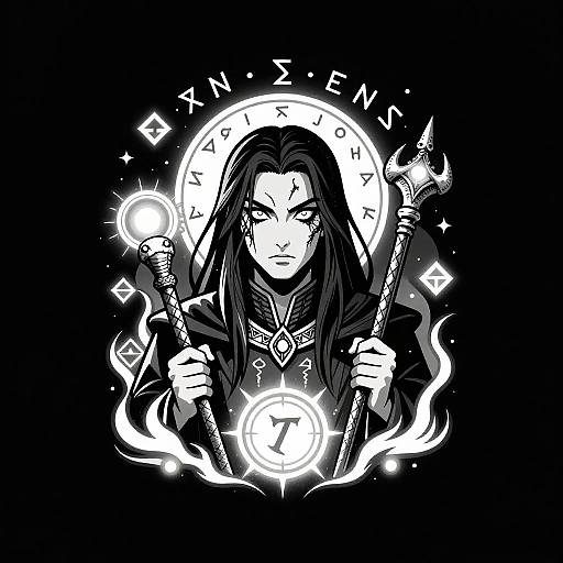 Arcane Sorcerer T-Shirt Design