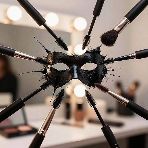 High-Fashion Mascara Artistry