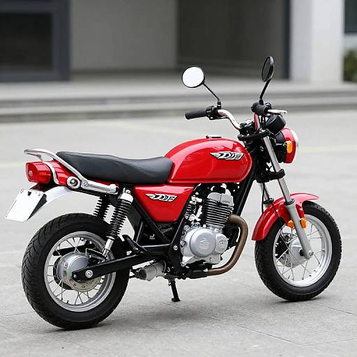 Red DongFang DF250RTF Mini Chopper