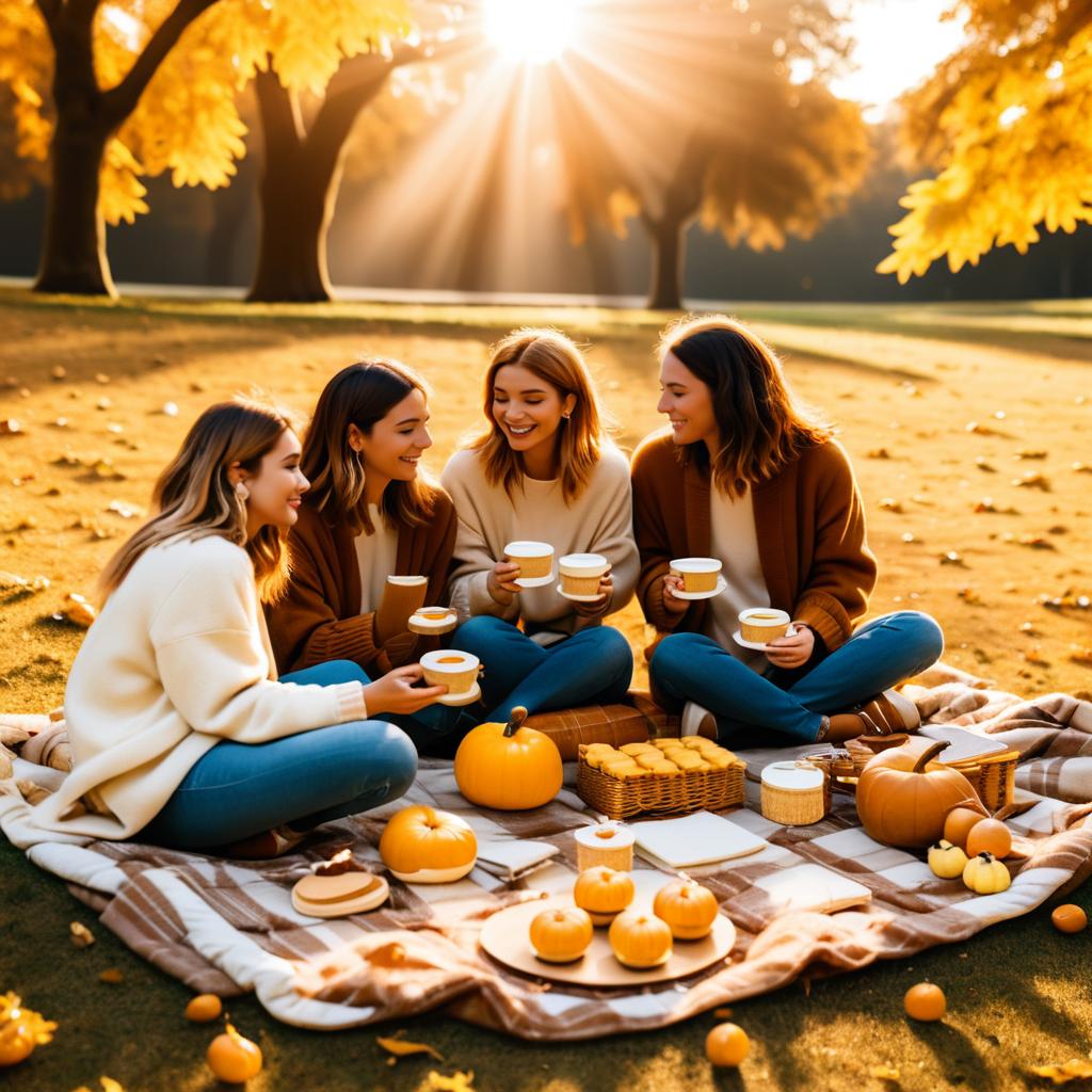 Autumn Picnic Bliss with Friends